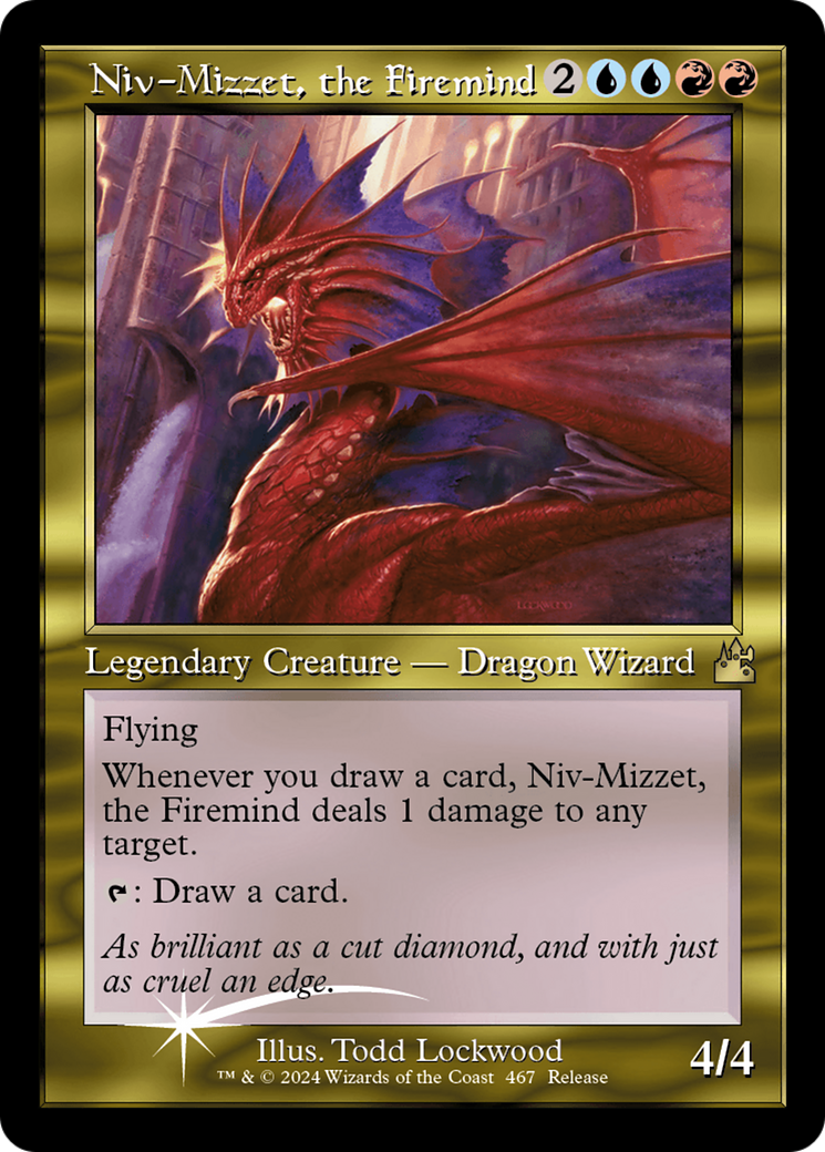 Niv-Mizzet, the Firemind (Retro Frame) [Ravnica Remastered] | Spectrum Games