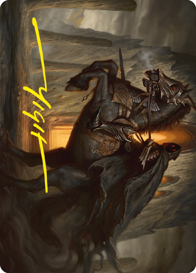 Nazgul Art Card (Gold-Stamped Signature) [The Lord of the Rings: Tales of Middle-earth Art Series] | Spectrum Games