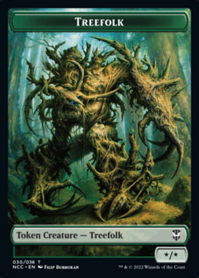 Treefolk // Spider Double-sided Token [Streets of New Capenna Commander Tokens] | Spectrum Games