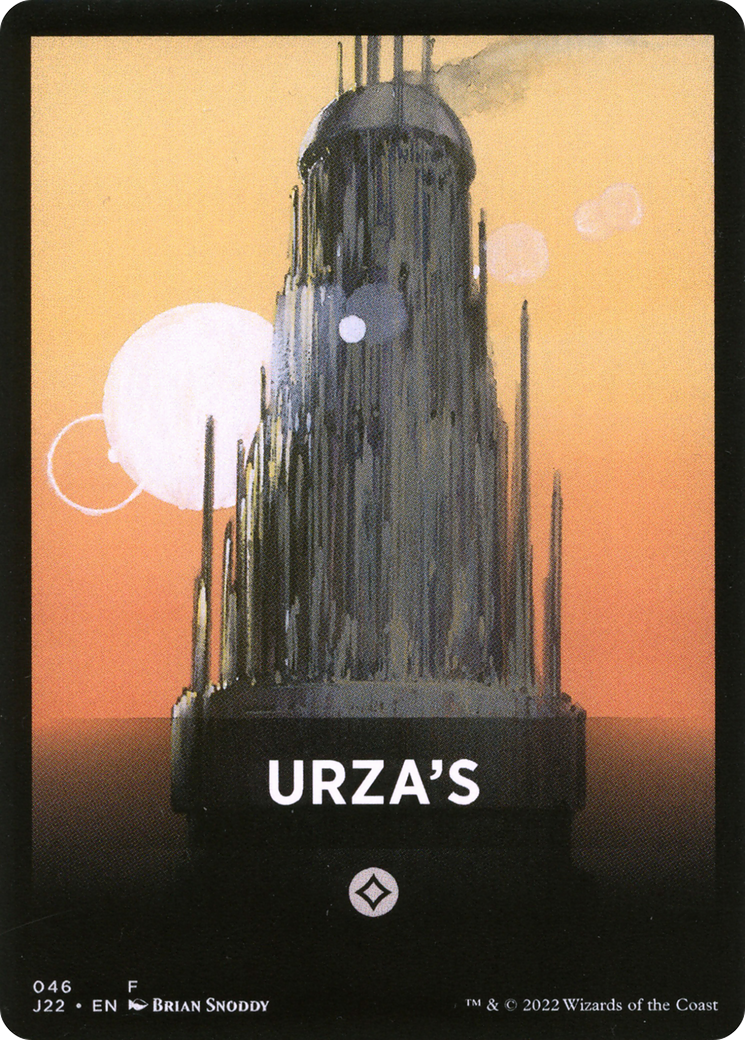 Urza's Theme Card [Jumpstart 2022 Front Cards] | Spectrum Games