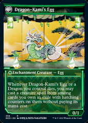 The Dragon-Kami Reborn // Dragon-Kami's Egg (Showcase Soft Glow) [Kamigawa: Neon Dynasty] | Spectrum Games