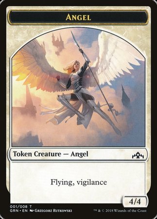 Angel Token [Guilds of Ravnica Tokens] | Spectrum Games