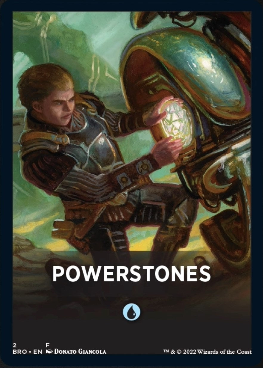 Powerstones Theme Card [The Brothers' War Tokens] | Spectrum Games