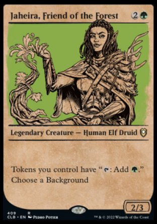 Jaheira, Friend of the Forest (Showcase) [Commander Legends: Battle for Baldur's Gate] | Spectrum Games