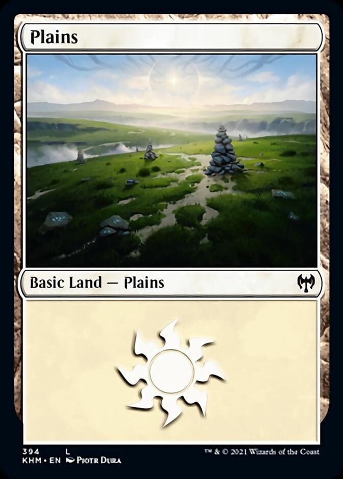 Plains (394) [Kaldheim] | Spectrum Games