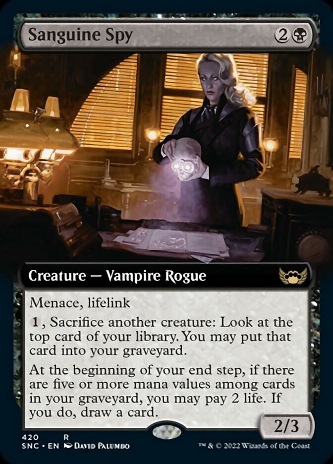 Sanguine Spy (Extended Art) [Streets of New Capenna] | Spectrum Games