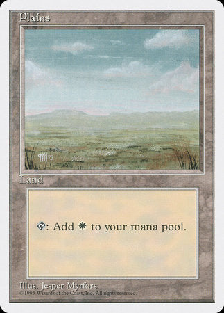 Plains (C) [Fourth Edition] | Spectrum Games