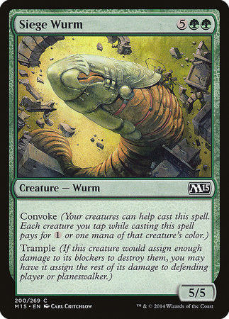 Siege Wurm [Magic 2015] | Spectrum Games