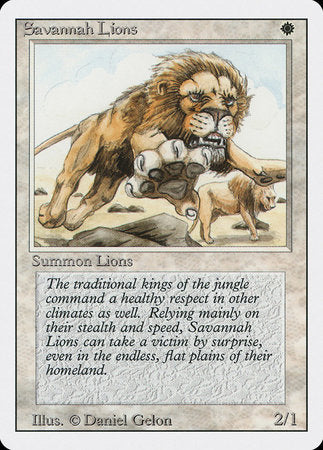 Savannah Lions [Revised Edition] | Spectrum Games