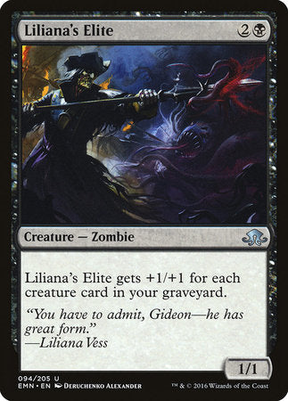 Liliana's Elite [Eldritch Moon] | Spectrum Games