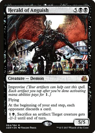 Herald of Anguish [Aether Revolt Promos] | Spectrum Games