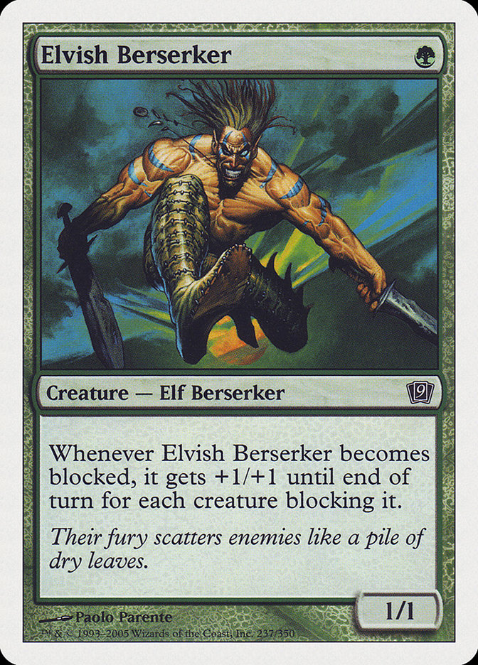 Elvish Berserker [Ninth Edition] | Spectrum Games