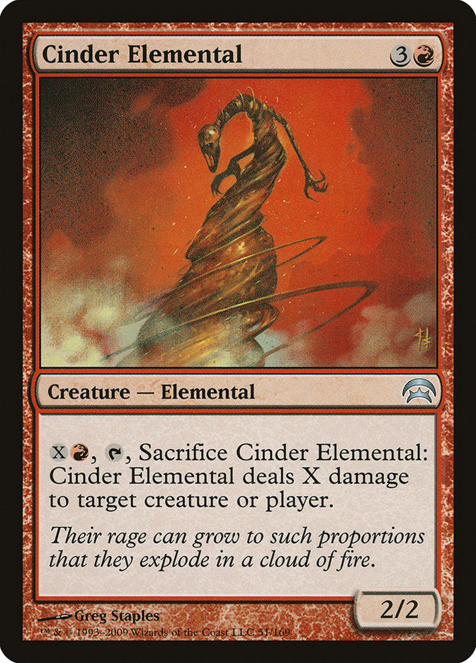 Cinder Elemental [Planechase] | Spectrum Games