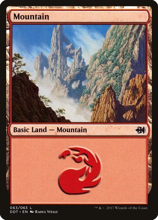 Mountain (63) [Duel Decks: Merfolk vs. Goblins] | Spectrum Games