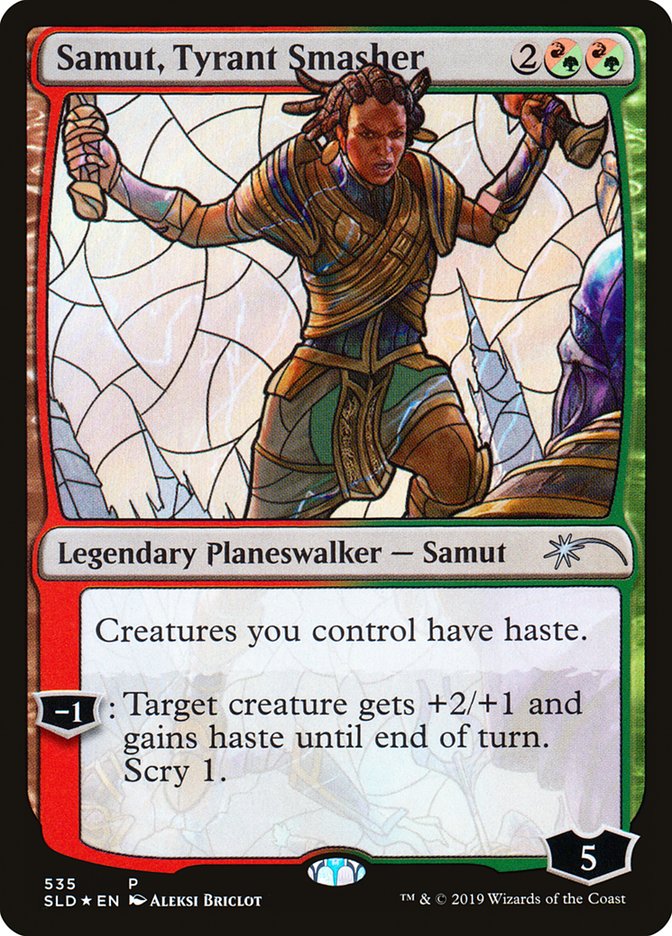 Samut, Tyrant Smasher (Stained Glass) [Secret Lair Drop Promos] | Spectrum Games
