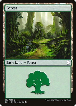 Forest (266) [Dominaria] | Spectrum Games