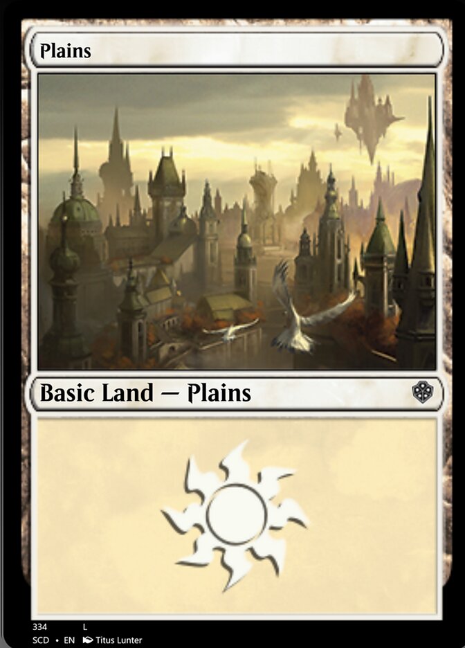 Plains (334) [Starter Commander Decks] | Spectrum Games