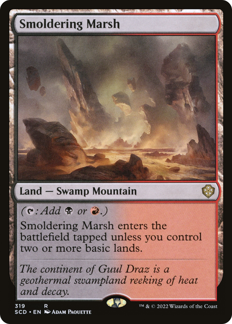 Smoldering Marsh [Starter Commander Decks] | Spectrum Games