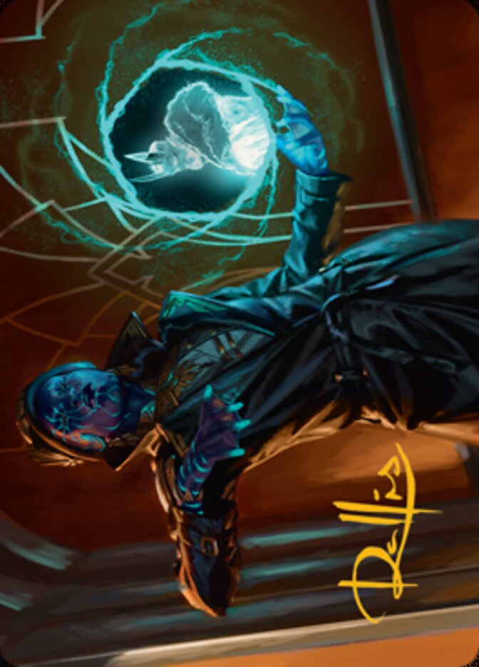 Kamiz, Obscura Oculus Art Card (Gold-Stamped Signature) [Streets of New Capenna Art Series] | Spectrum Games