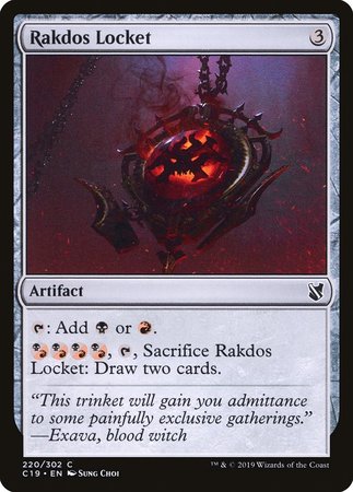 Rakdos Locket [Commander 2019] | Spectrum Games