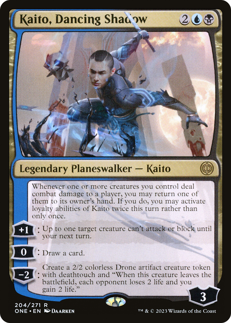 Kaito, Dancing Shadow [Phyrexia: All Will Be One] | Spectrum Games