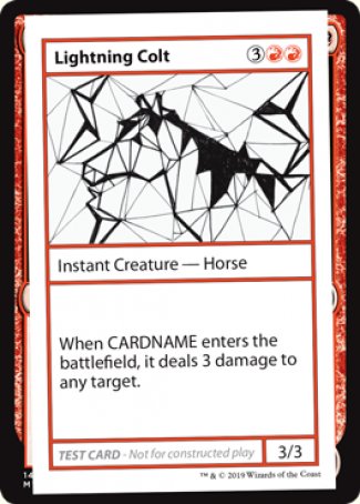 Lightning Colt (2021 Edition) [Mystery Booster Playtest Cards] | Spectrum Games