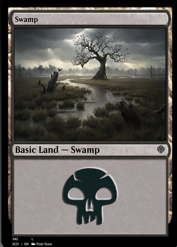 Swamp (342) [Starter Commander Decks] | Spectrum Games