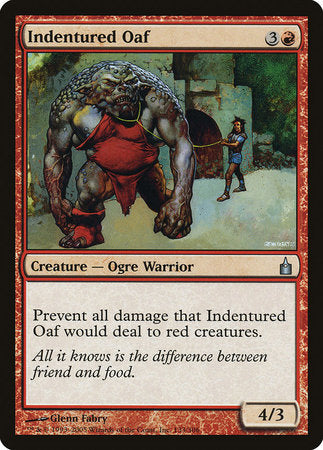 Indentured Oaf [Ravnica: City of Guilds] | Spectrum Games