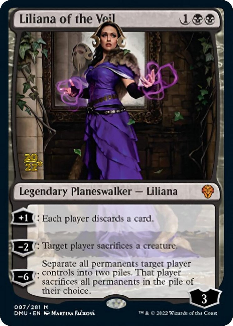 Liliana of the Veil [Dominaria United Prerelease Promos] | Spectrum Games