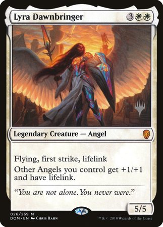 Lyra Dawnbringer [Dominaria Promos] | Spectrum Games