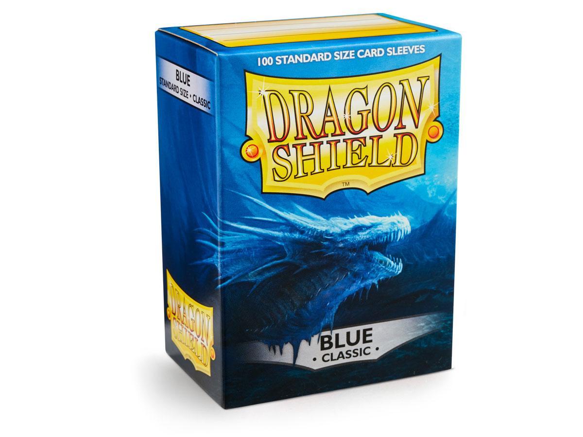 Dragon Shield Classic Sleeve - Blue ‘Drasmorx’ 100ct | Spectrum Games