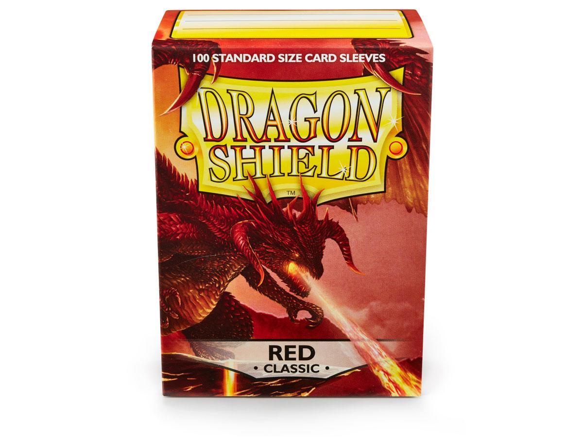 Dragon Shield Classic Sleeve - Red ‘Titanius’ 100ct | Spectrum Games