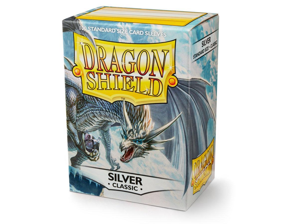 Dragon Shield Classic Sleeve - Silver ‘Mirage’ 100ct | Spectrum Games