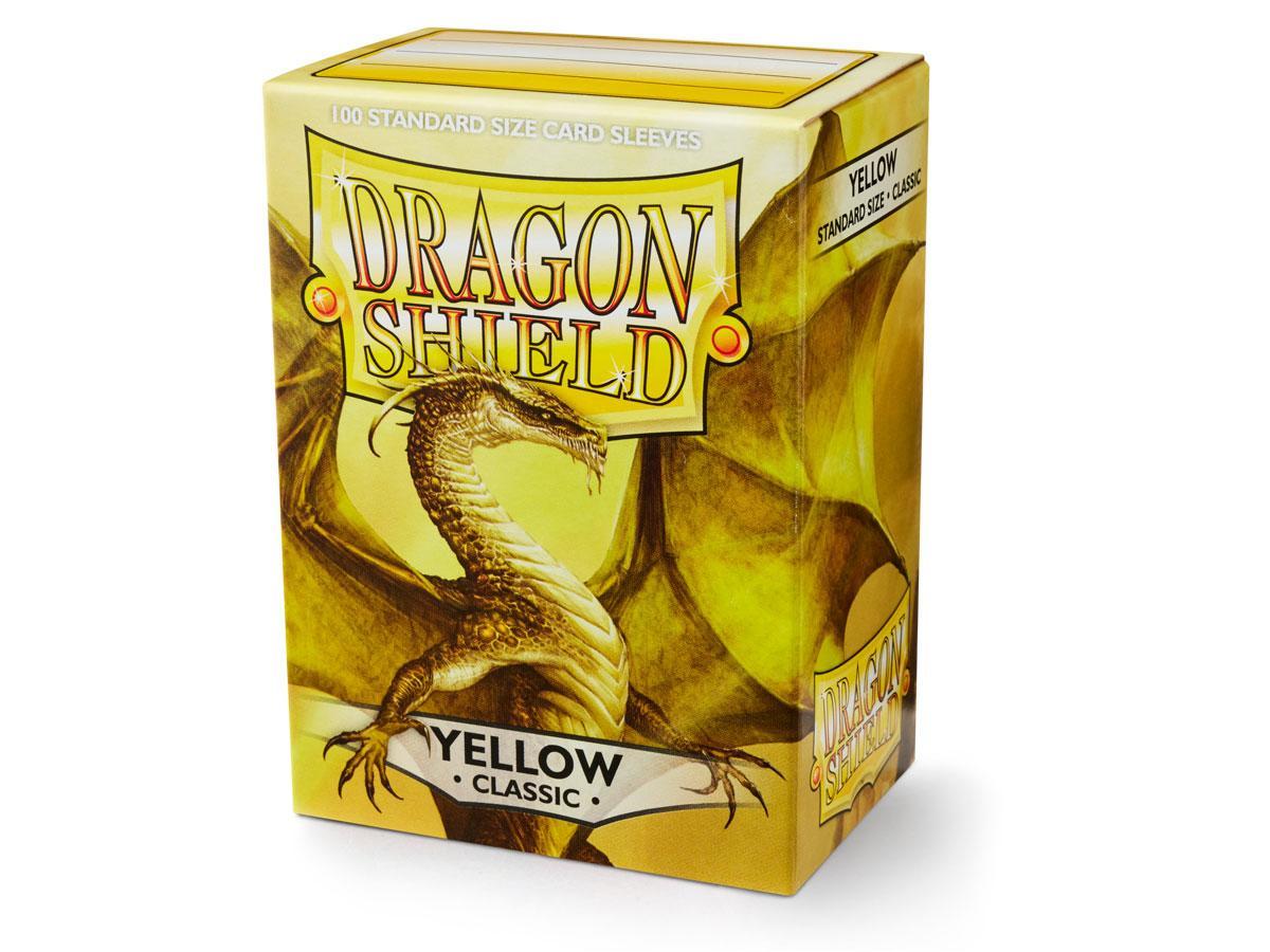 Dragon Shield Classic Sleeve - Yellow ‘Corona’ 100ct | Spectrum Games