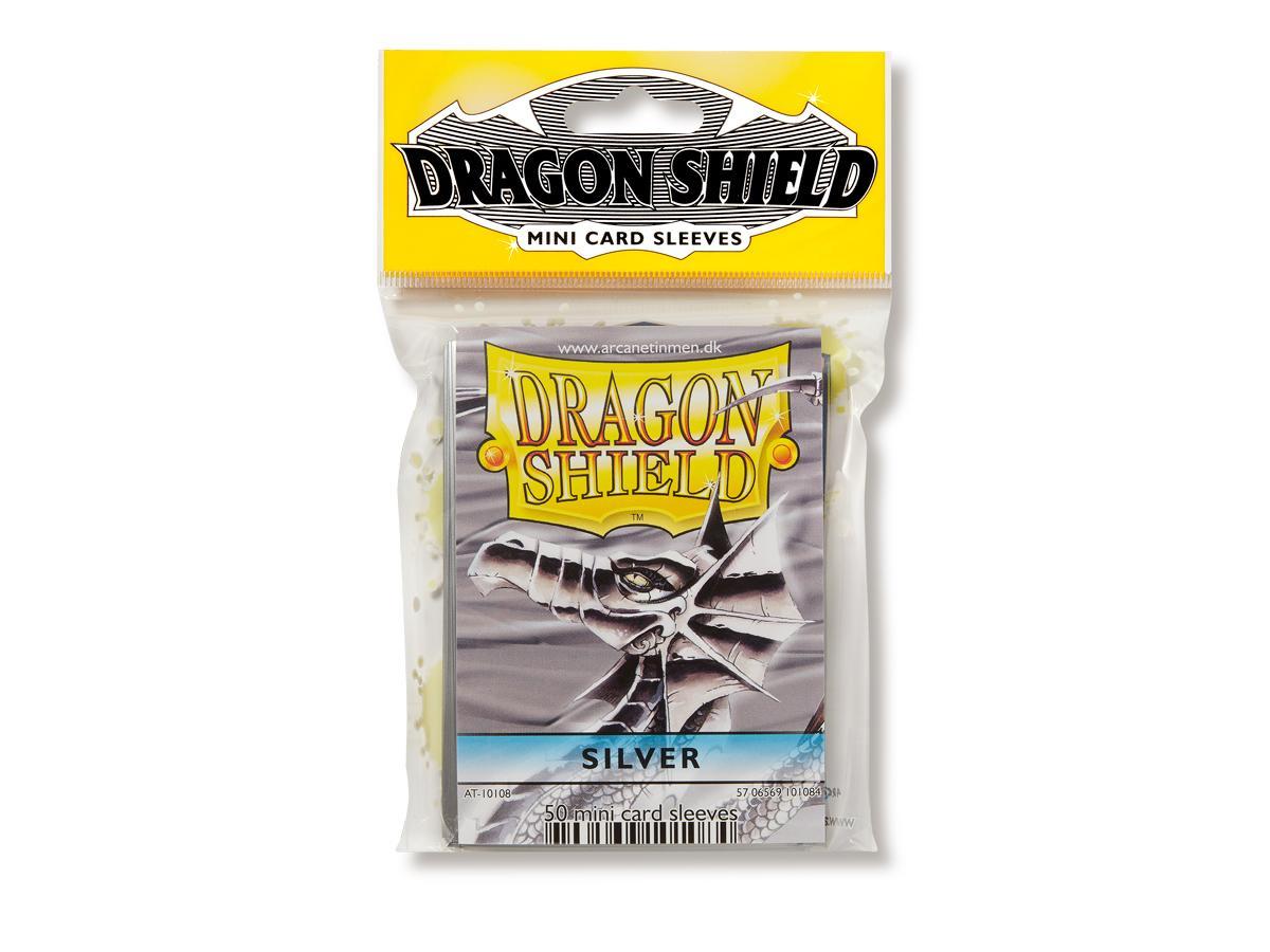 Dragon Shield Classic (Mini) Sleeve - Silver ‘Mirage’ 50ct | Spectrum Games