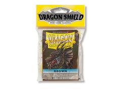 Dragon Shield Classic (Mini) Sleeve - Brown ‘Brakish’ 50ct | Spectrum Games