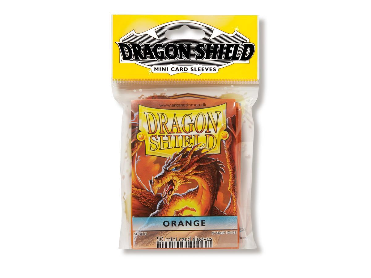 Dragon Shield Classic (Mini) Sleeve - Orange ‘Pyrox’ 50ct | Spectrum Games