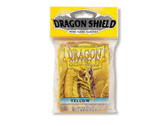 Dragon Shield Classic (Mini) Sleeve - Yellow ‘Corona’ 50ct | Spectrum Games