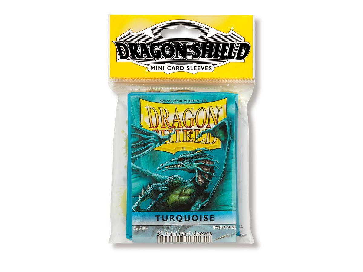 Dragon Shield Classic (Mini) Sleeve - Turquoise ‘Methestique’ 50ct | Spectrum Games