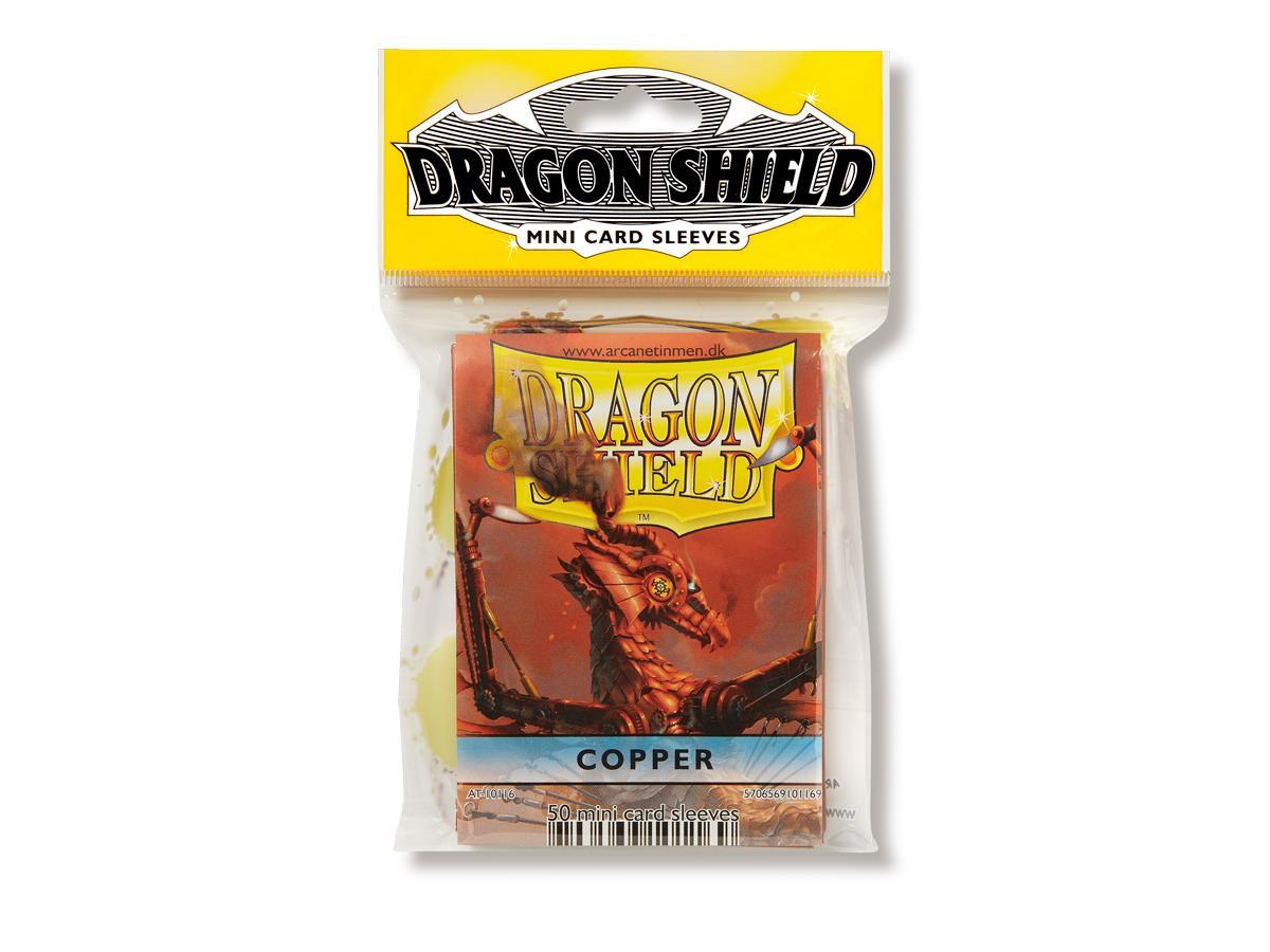 Dragon Shield Classic (Mini) Sleeve - Copper ‘Fiddlestix’ 50ct | Spectrum Games