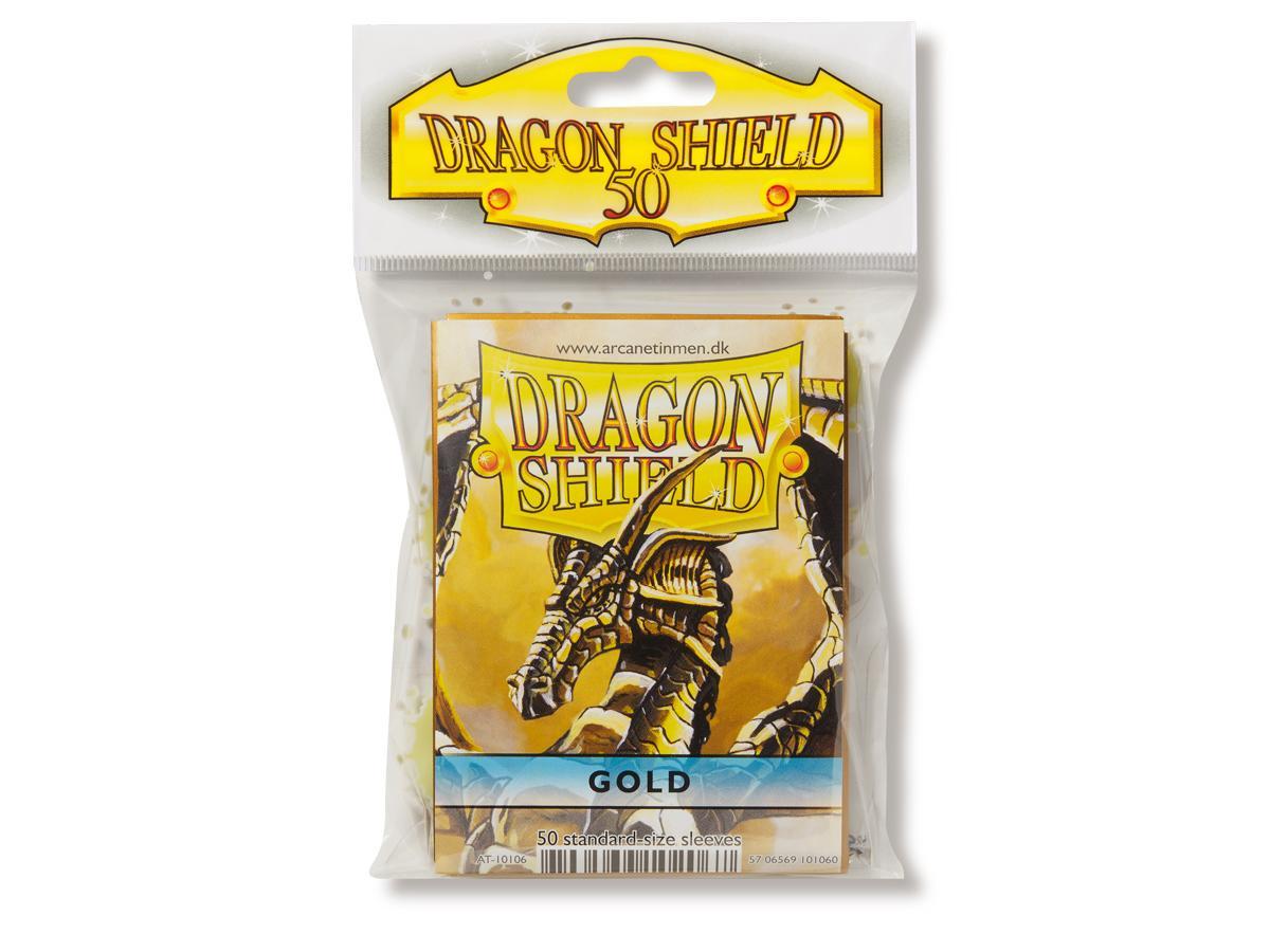 Dragon Shield Classic Sleeve - Gold ‘Potifex’ 50ct | Spectrum Games