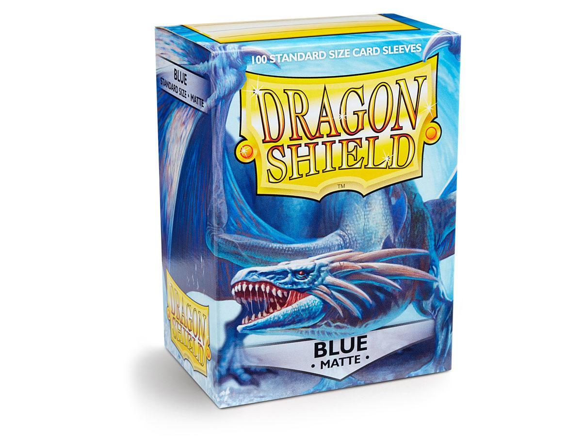 Dragon Shield Matte Sleeve -  Blue ‘Dennaesor’ 100ct | Spectrum Games