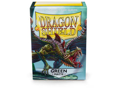 Dragon Shield Matte Sleeve - Green ‘Drakka Fiath’ 100ct | Spectrum Games