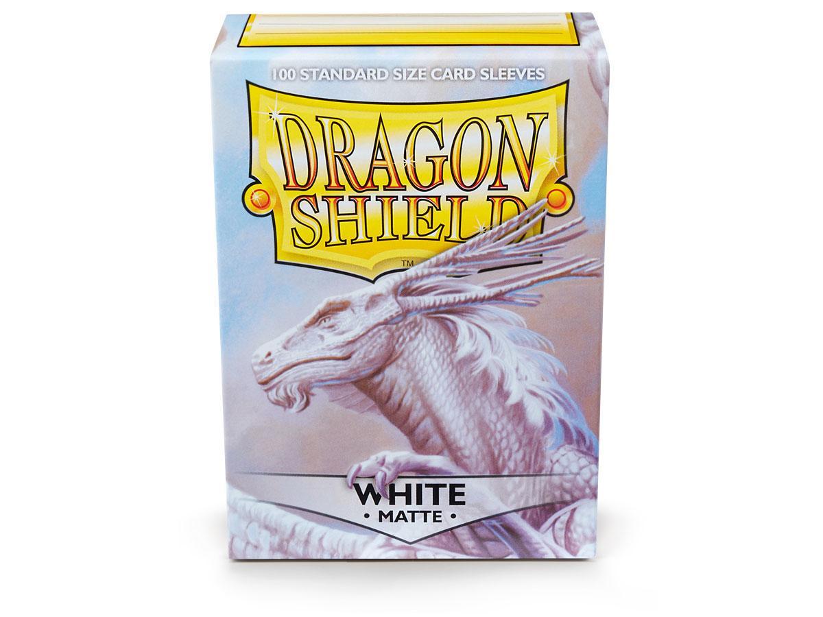 Dragon Shield Matte Sleeve - White ‘Bounteous’ 100ct | Spectrum Games