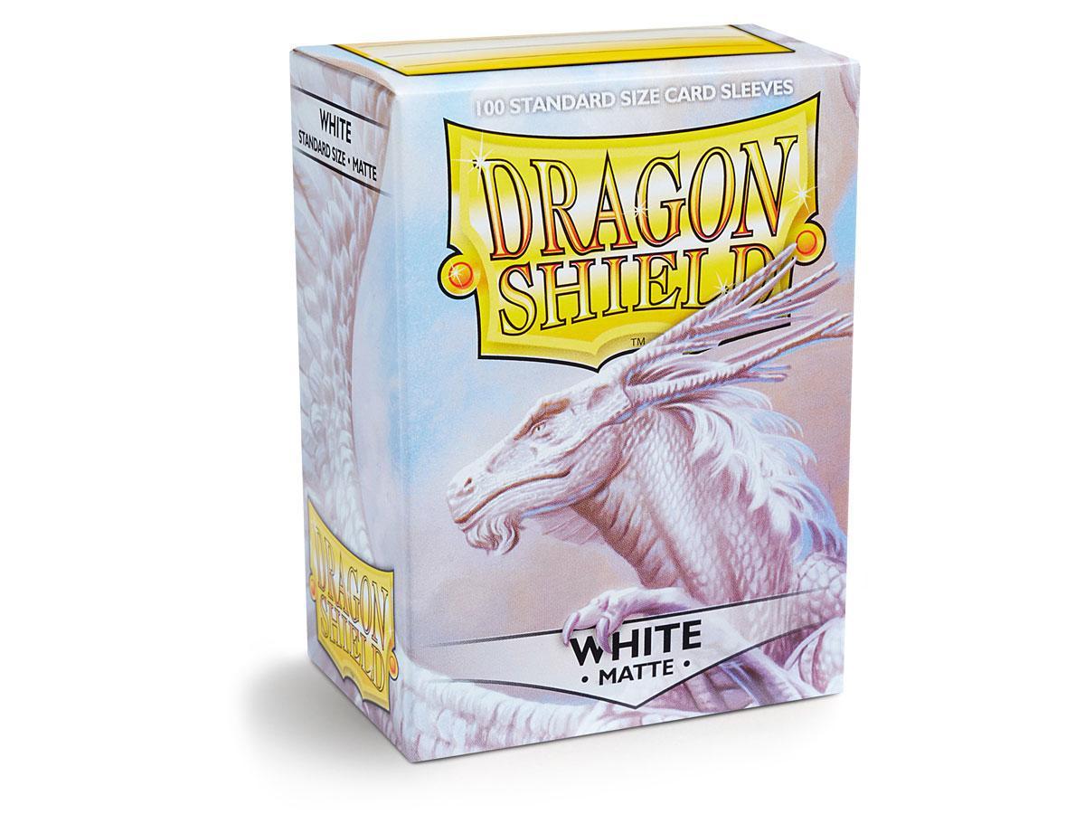 Dragon Shield Matte Sleeve - White ‘Bounteous’ 100ct | Spectrum Games