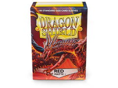 Dragon Shield Matte Sleeve - Red ‘Moltanis’ 100ct | Spectrum Games