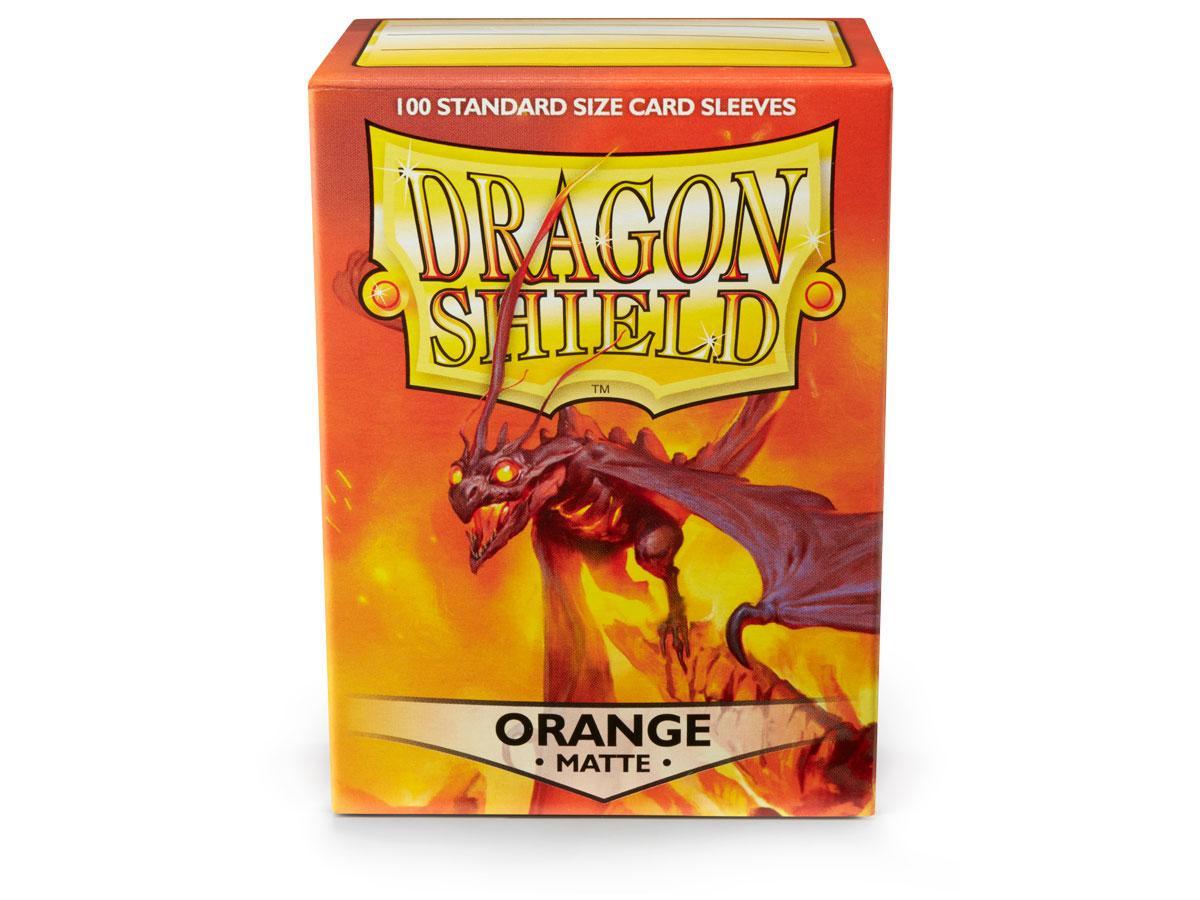 Dragon Shield Matte Sleeve - Orange ‘Usaqin 100ct | Spectrum Games