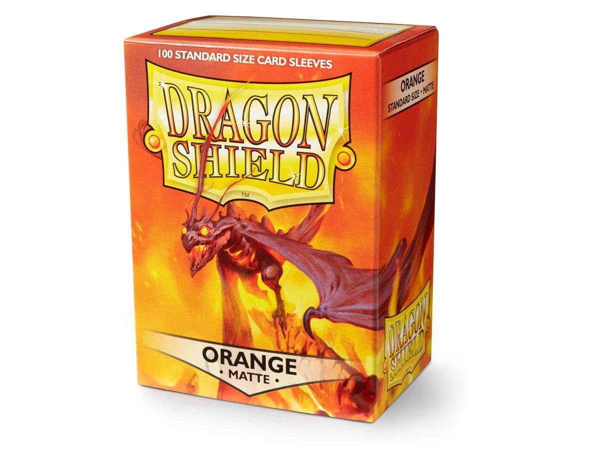 Dragon Shield Matte Sleeve - Orange ‘Usaqin 100ct | Spectrum Games