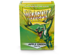 Dragon Shield Matte Sleeve -Apple Green ‘Eliban’ 100ct | Spectrum Games