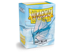 Dragon Shield Matte Sleeve - Sky Blue ‘Strata’ 100ct | Spectrum Games